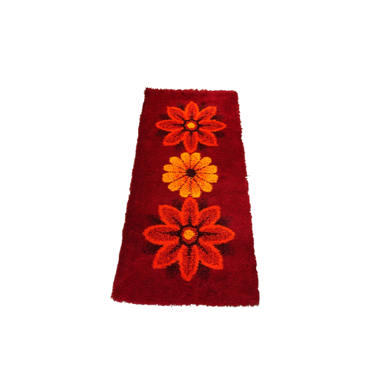 Kleed Seventies ‘bloemen’ (lang) 1