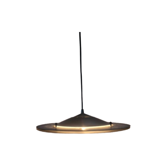 Jaren 80 Ufo Design Lamp Schotel 1
