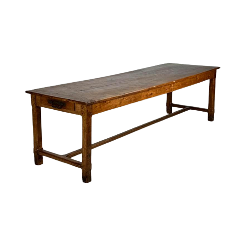 Franse Eettafel Kloostertafel Antiek 279Cm