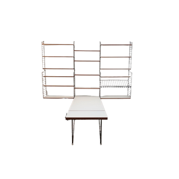 Nisse String Modulair Wall Unit With Table/Desk