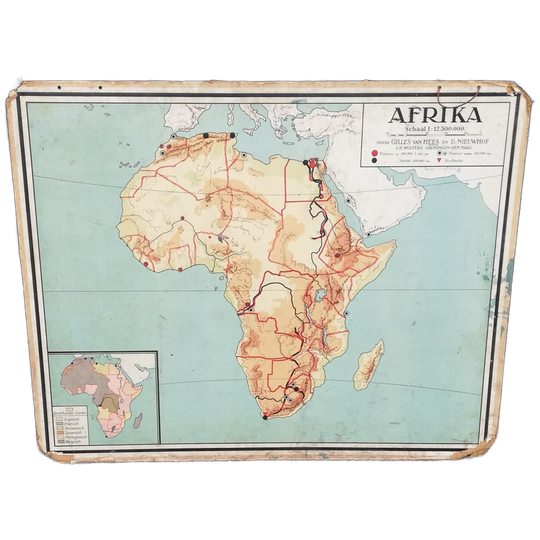 Schoolplaat Afrika 1