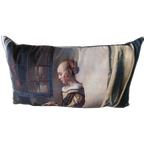 Sierkussen Vermeer Meisje Leest Een Brief Bij Het Raam Nieuw thumbnail 1