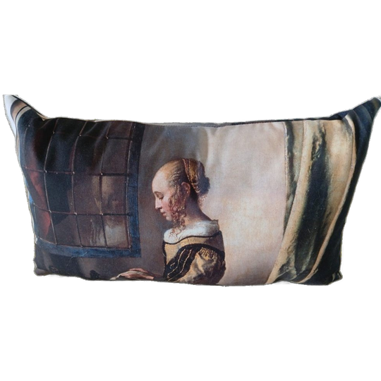Sierkussen Vermeer Meisje Leest Een Brief Bij Het Raam Nieuw 1