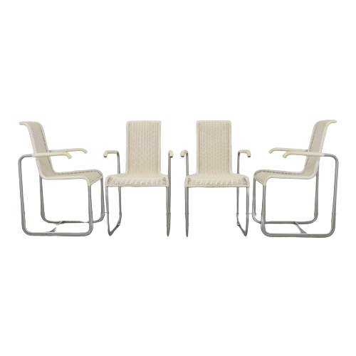 4X Dining Chair “D25” By Axel Bruchhäuser For Tecta, 1980S