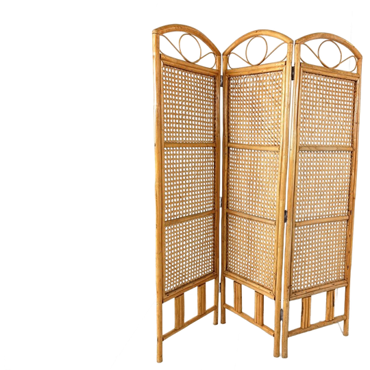 Bamboo Room Divider Or Folding Screen, 1970s 1