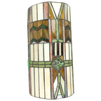 Wandlamp In Tiffany Stijl thumbnail 1