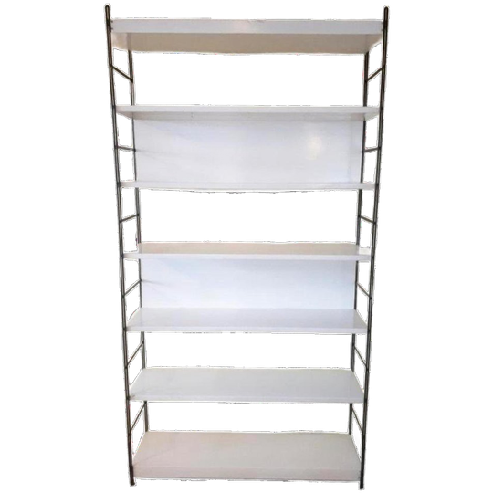 Vintage Metalen Boekenkast Wandkast Als Tomado Drentea 1