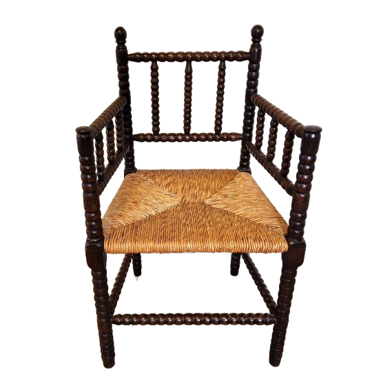 Antieke Bobbin Stoel, 1920 1