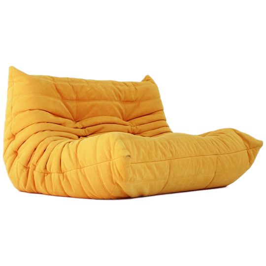 Togo Ligne Roset 2 Zits Sofa Michel Ducaroy Curry Alcantara 1