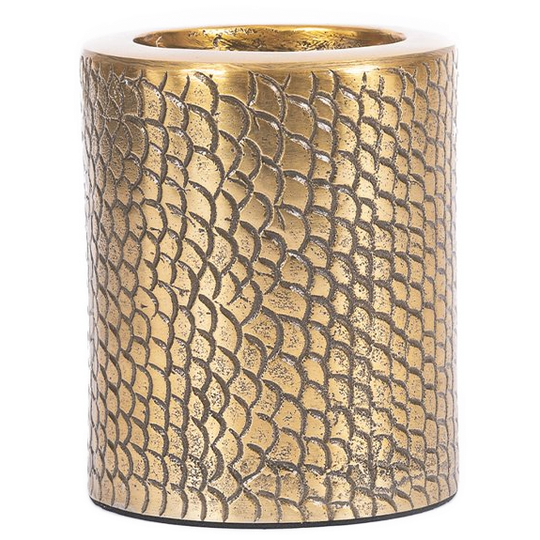Bazarbizar| De Croco Kandelaar - Messing - L 1