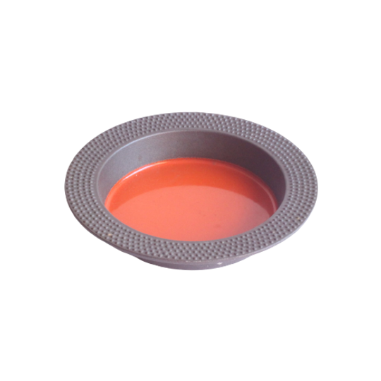 Red Enamel Castiron Vide Poche By <<<brand>>>, Denmark. 1