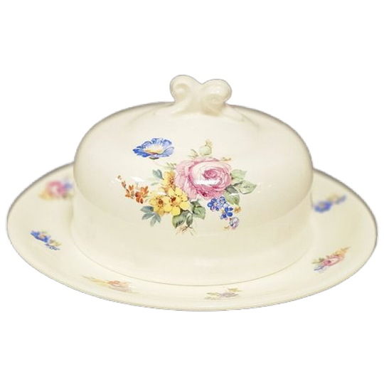 Petrus Regout Maastricht Servies Boudewijn Pioenroos Botervloot 1