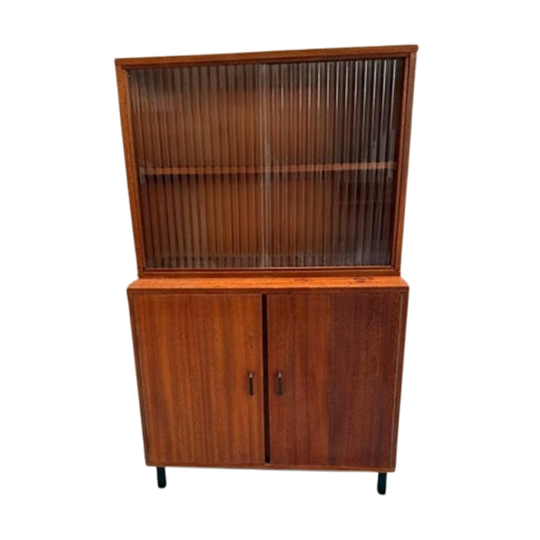 Vintage Simplalux Teakhouten Drankenkast Jaren 60 1