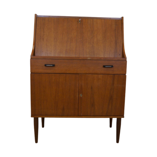 Vintage Deens Mid-Century Secretaire