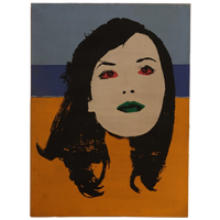 Popart Vrouwelijk Portret, Circa 1970