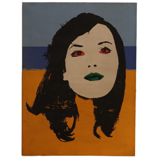 Popart Vrouwelijk Portret, Circa 1970 1