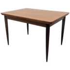 Vintage Scandinavian Dining Table With Extensions. thumbnail 1