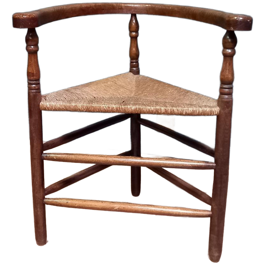 Antiek 19e Eeuws Hoekstoeltje 1