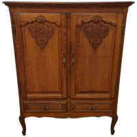 Brocante Landelijke Queen Ann Barkast Wandkast Buffetkast Ladekast 309