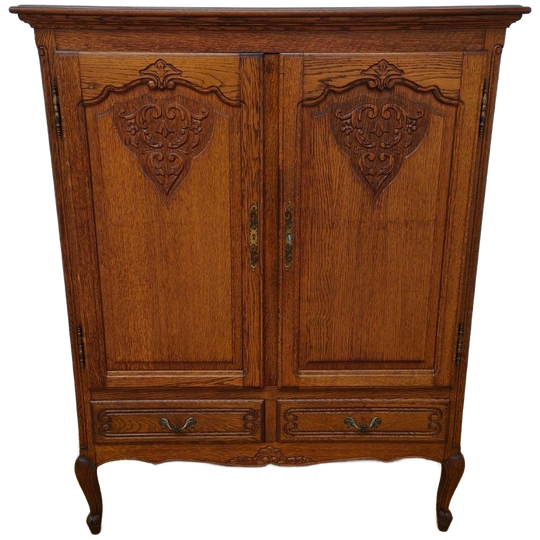 Brocante Landelijke Queen Ann Barkast Wandkast Buffetkast Ladekast 309 1