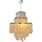 Vintage Xl Shell Chandelier thumbnail 1