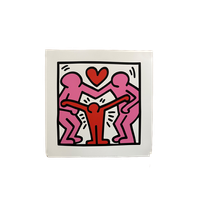 Keith Haring Untitled Family, Licensed By Artestarny And Printed In U.K.