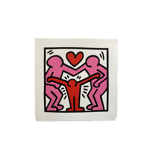 Keith Haring Untitled Family, Licensed By Artestarny And Printed In U.k. 1