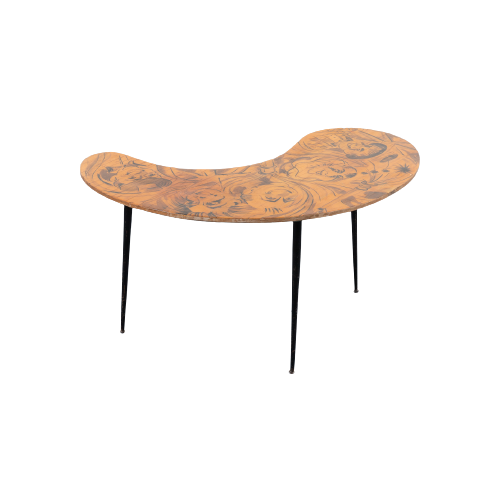 Unique Sculptural Italian Mid-Century Side Table / Bijzettafel, 1950’S