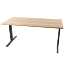 Aspa Bureau, Bladkleur Naar Keuze, 160 X 80 Cm, Hoogte Instelbaar Onderstel thumbnail 1