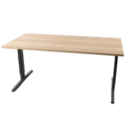Aspa Bureau, Bladkleur Naar Keuze, 160 X 80 Cm, Hoogte Instelbaar Onderstel