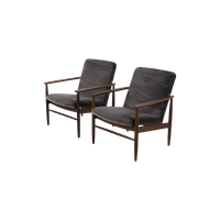 Paar Asko Fauteuils Zeldzaam Model 67819