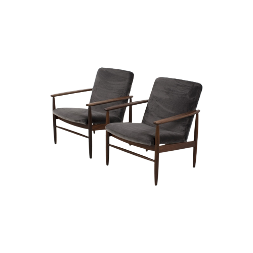 Paar Asko Fauteuils Zeldzaam Model 67819