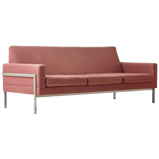 Minimalistische Mid-century 'mad Men' Bank Door Gelderland, Jaren 60 1