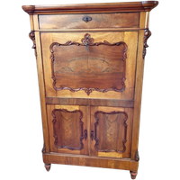Klassiek Bruin Secretaire A Abbatant