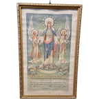 1163 Vintage Lijst Maria Congregatie Brocante Heilige Maria thumbnail 1