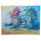 Origineel Acrylschilderij. Groen, Meerkleurig Schilderij thumbnail 1