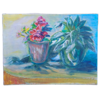 Origineel Acrylschilderij. Groen, Meerkleurig Schilderij