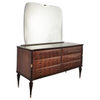 Italian Modern Rare Zebra Mahogany Dressoir thumbnail 1