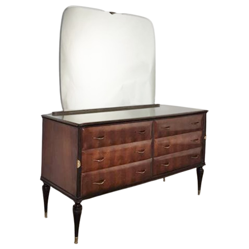 Vintage Bruin Dressoir