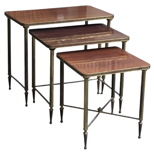 Klassiek Bruin Tafel Nesttafels 1