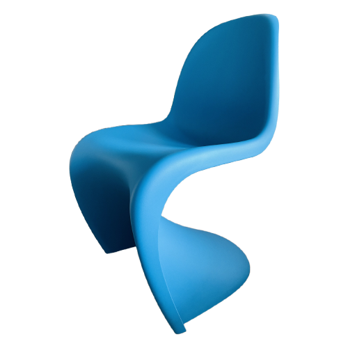 Vitra Panton Chair - Gletsjerblauw