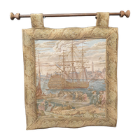 2145 Gobelin Met Zee Haven Landschap