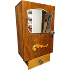 2017 Vintage Brocante Houten Hangkastje thumbnail 1