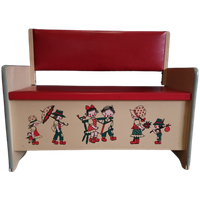 2140 Vintage Kist Speelgoedkist Kinderklepbankje