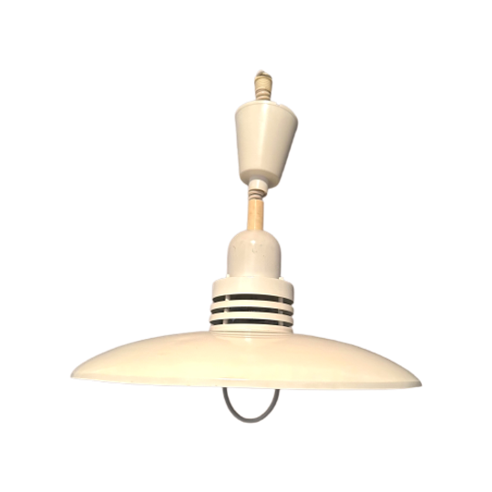 Mid-century Creme, Wit Hanglamp 1