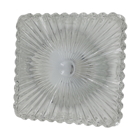 2084 Vintage Glazen Plafondlamp, Plafonniere