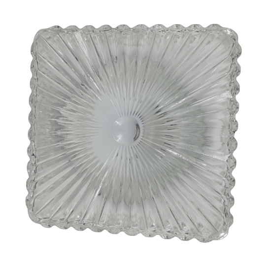 2084 Vintage Glazen Plafondlamp, Plafonniere 1
