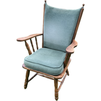 Mid-Century Groen Fauteuil Vintage Turquoise Goede Conditie