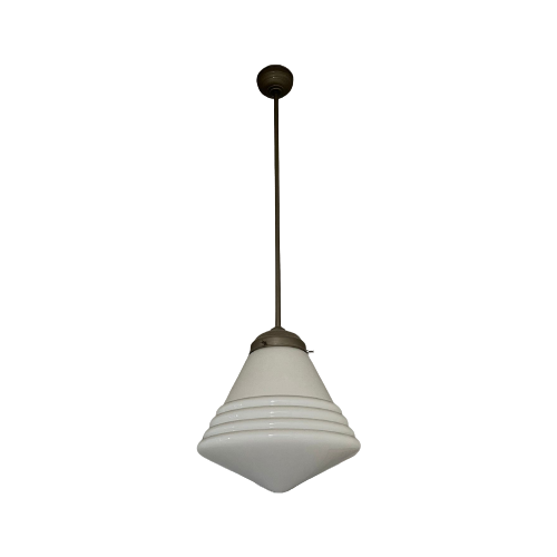 Gispen Dutch Design Vintage Zilverkleurig, Wit Hanglamp