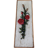 11971 Keramiek Muurdecoratie Met Rozen, 3 D